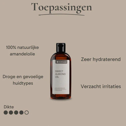 ZenGrowth Huile d'Amande Douce 100% Naturelle 150ml