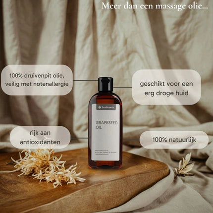 ZenGrowth Huile de Pépins de Raisin 100% Naturelle 150ml