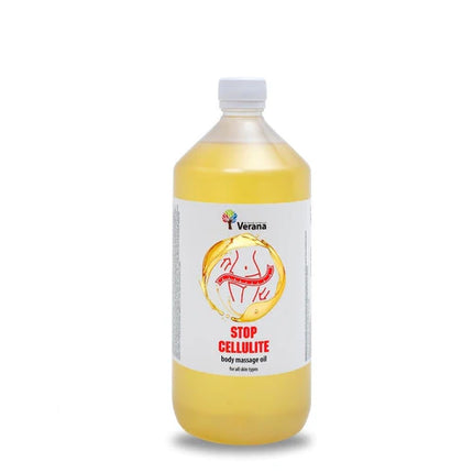 Verana Huile de massage Stop Cellulite - 100% Naturelle - 1L