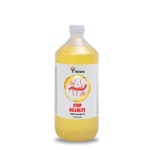 Verana Huile de massage Stop Cellulite - 100% Naturelle - 1L