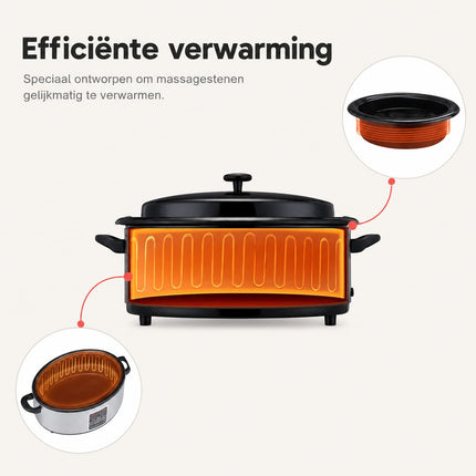 Chauffe-pierres Hotstone 6 litres