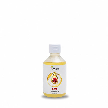 Verana Huile de Massage Rose - 100% Naturelle - 250ml