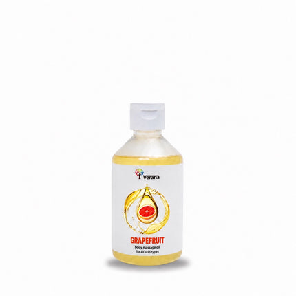 Verana Huile de massage Pamplemousse - 100% Naturelle - 250ml