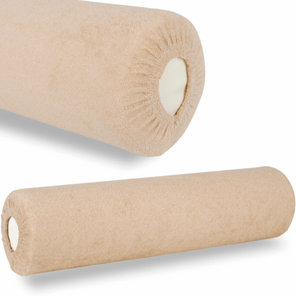 Housse de rouleau de genou en tissu éponge - Crème latte - 15 x 60 cm