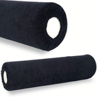 Housse en éponge pour rouleau de genou - Noir - 15 x 60 cm