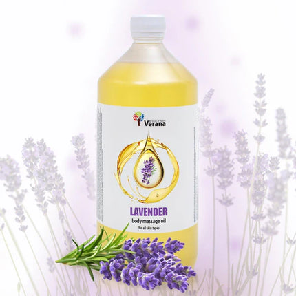 Huile de Massage Verana Lavande - 100% Naturelle - 1L