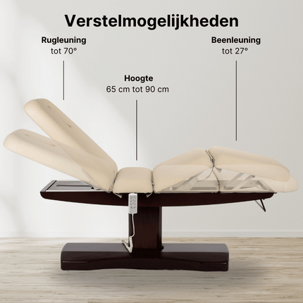 Table de massage électrique chauffante HABYS Libra 4 Crème