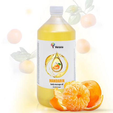 Verana Huile de Massage Mandarine - 100% Naturelle - 1L