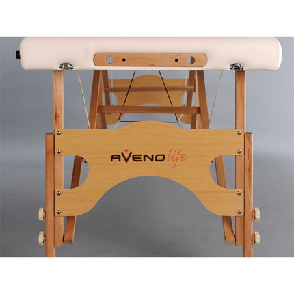 AVENO LIFE Inklapbare Massagetafel Eden Créme - demassageshop.nl
