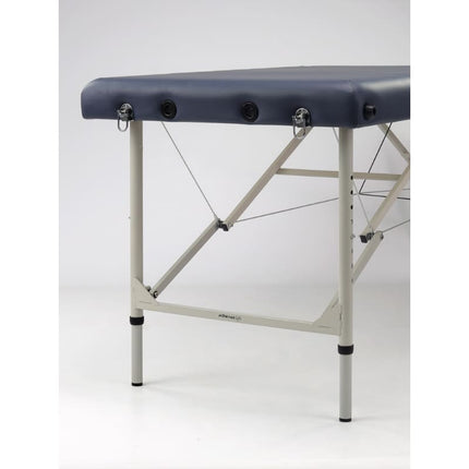 AVENO LIFE Inklapbare Massagetafel Verona Zwart/Blauw - demassageshop.nl