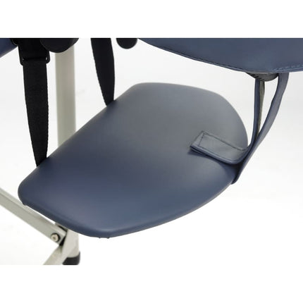 AVENO LIFE Inklapbare Massagetafel Verona Zwart/Blauw - demassageshop.nl