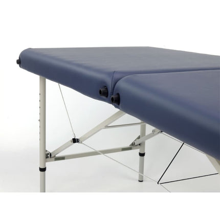 AVENO LIFE Inklapbare Massagetafel Verona Zwart/Blauw - demassageshop.nl