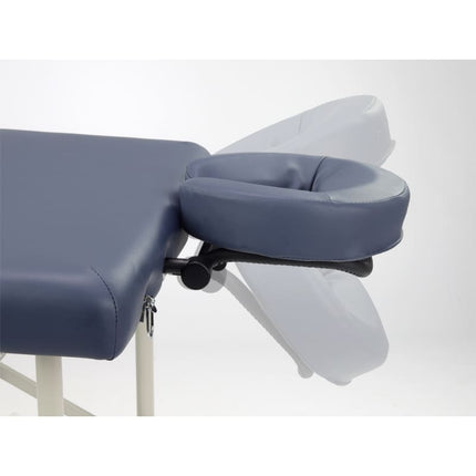 AVENO LIFE Inklapbare Massagetafel Verona Zwart/Blauw - demassageshop.nl
