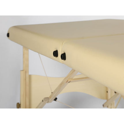 AVENO LIFE Inklapbare Massagetafel eSpirit Moco Beige - demassageshop.nl