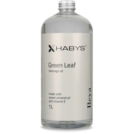 Massageolie Groene Thee - Green Leaf - 1L - demassageshop.nl