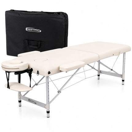Table de massage pliable RESTPRO Aluminium 2 Crème