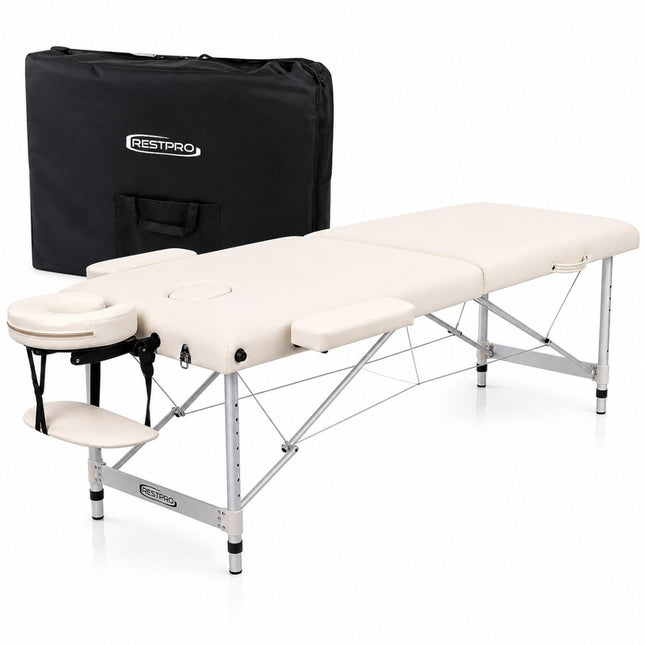 Table de massage pliable RESTPRO Aluminium 2 Crème