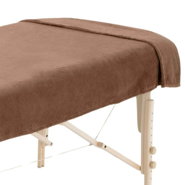 Microvezel massage handdoek XXL - Bruin - 100 x 220 cm