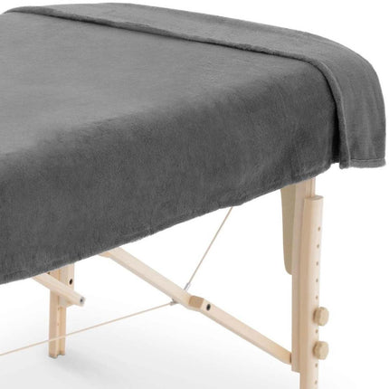 Microvezel massage handdoek XXL - Grijs - 100 x 220 cm