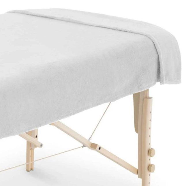 Microvezel massage handdoek XXL - Wit - 100 x 220 cm