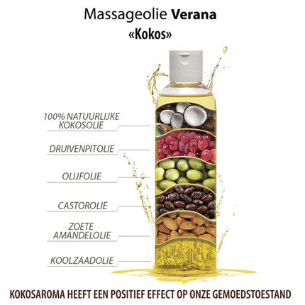 Huile de massage Verana Coco - 250ml