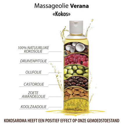 Verana Huile de massage Noix de coco - 5L