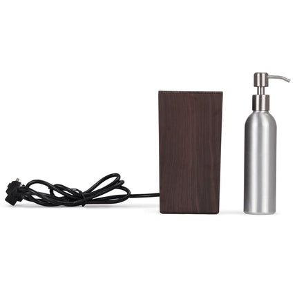 HABYS Massageolie Verwarmer Donker Bruin Aluminium Fles - demassageshop.nl