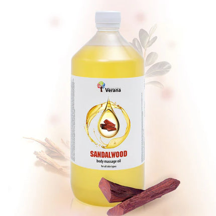 Huile de massage naturelle Verana Bois de santal 1L