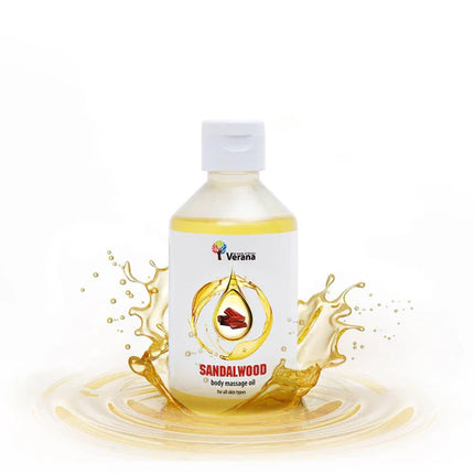 Verana Huile de massage naturelle Bois de Santal 250ml