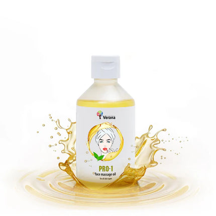 Huile de massage visage Verana PRO-1 - 100% Naturelle - 250ml