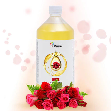 Huile de massage Verana Rose - 100% naturelle - 1L