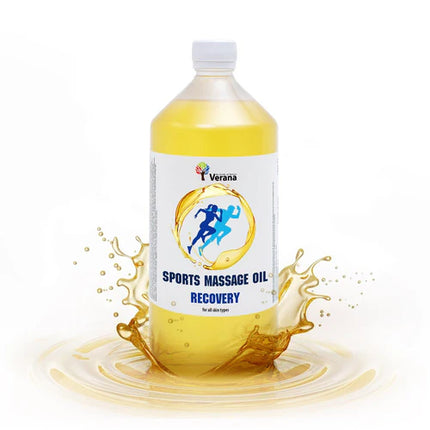 Verana Huile de Massage Sport et Récupération - 100% Naturel - 1L