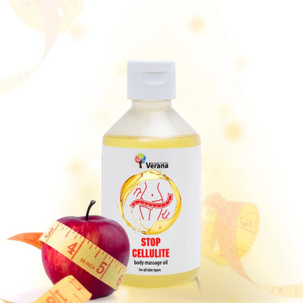 Huile de massage Verana Stop Cellulite - 100% naturelle - 250 ml