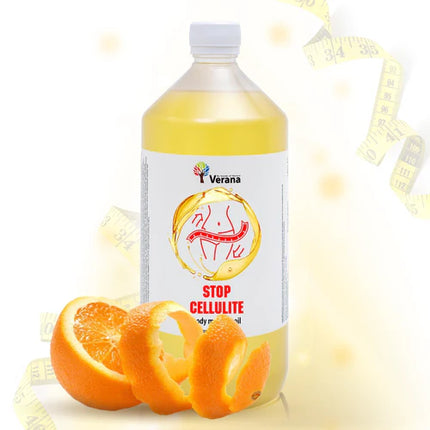 Verana Huile de massage Stop Cellulite - 100% Naturelle - 1L