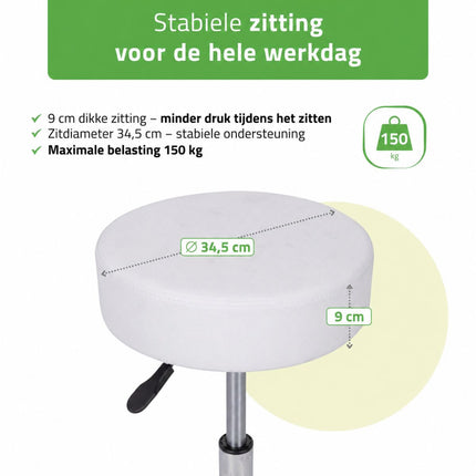 HABYS Tabouret Tila Blanc