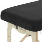 Badstof Hoeslaken Massagetafel Zwart