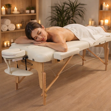 Table de Massage Pliante RESTPRO VIP 2 Crème