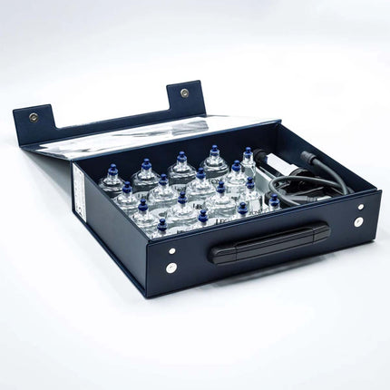 Cuppingset - 17 delig - met cuppingbekers en pomp