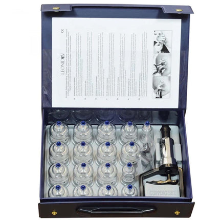 Cuppingset - 17 delig - met cuppingbekers en pomp