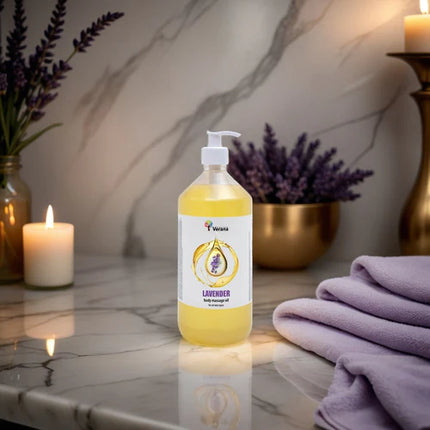 Huile de Massage Verana Lavande - 100% Naturelle - 1L