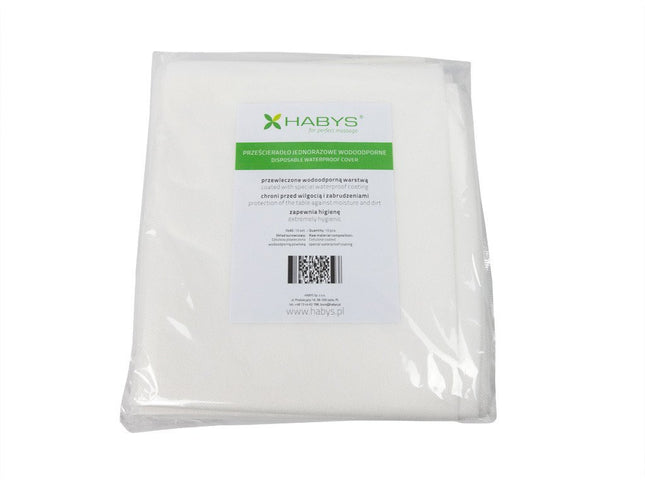 Draps-housses jetables imperméables HABYS (10 pièces)
