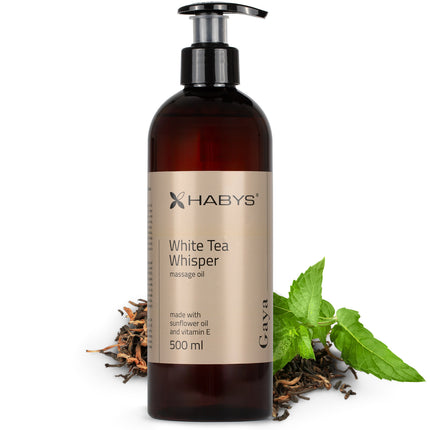 Huile de massage Huile de tournesol - White Tea Whisper - 500ml