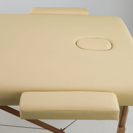 AVENO LIFE Inklapbare Massagetafel Bianca Beige - demassageshop.nl