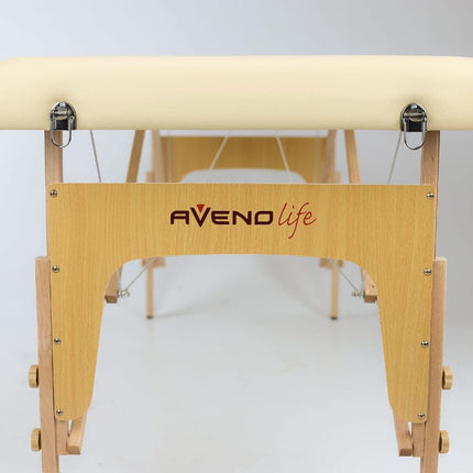 AVENO LIFE Inklapbare Massagetafel Bianca Beige - demassageshop.nl