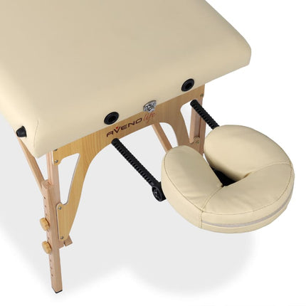AVENO LIFE Inklapbare Massagetafel Sonia Beige - demassageshop.nl