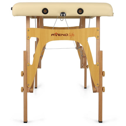AVENO LIFE Inklapbare Massagetafel Sonia Beige - demassageshop.nl