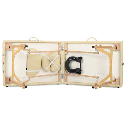 AVENO LIFE Inklapbare Massagetafel Sonia Beige - demassageshop.nl