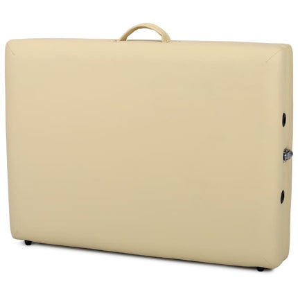 AVENO LIFE Inklapbare Massagetafel Sonia Beige - demassageshop.nl