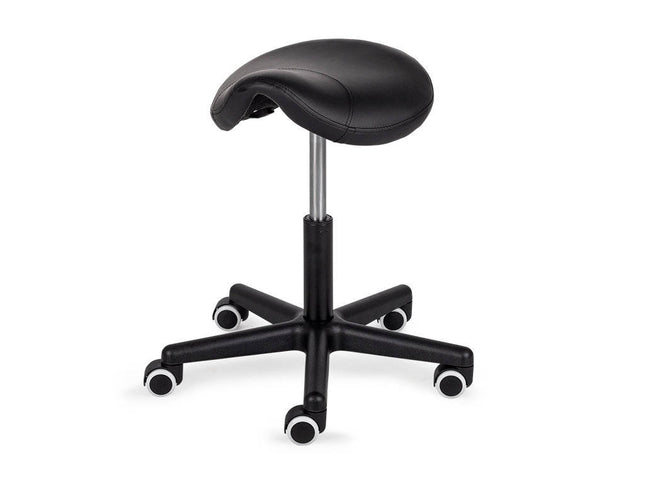 HABYS Ergonomische Zadelkruk Lumo Zwart - demassageshop.nl