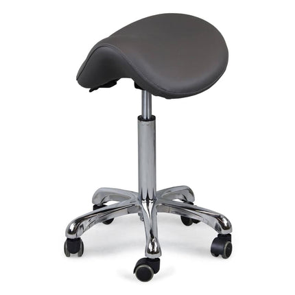 HABYS Ergonomische Zadelkruk Alma Grijs - demassageshop.nl